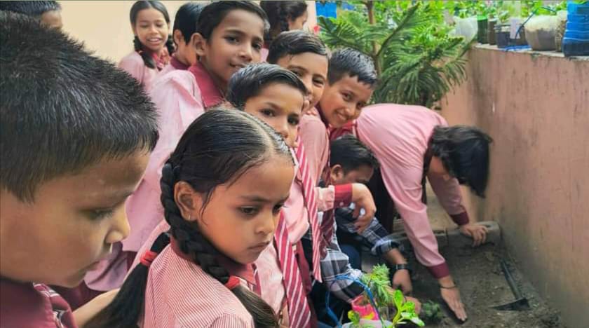 Students engaging in school activities